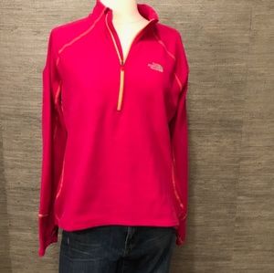 Hot Pink North Face Fleece XL
